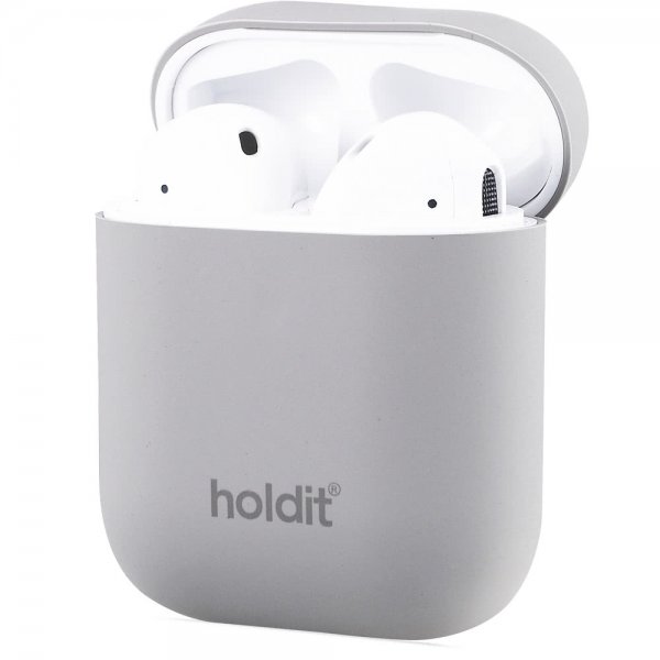 holdit AirPods (1/2) Skal Silikon Nygård Taupe