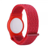 Mobile Origin AirTag Armband Nylon Röd