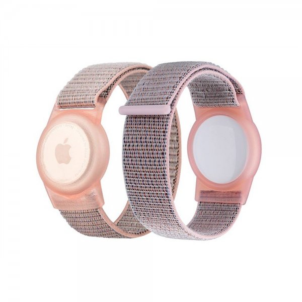 Mobile Origin AirTag Armband Nylon Rosa