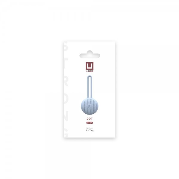 U by UAG AirTag Hållare DOT Loop Soft Blue