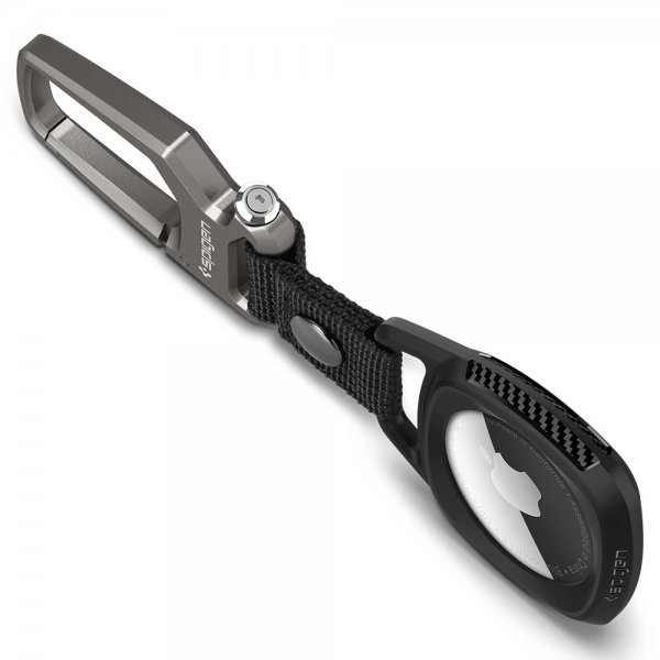 Spigen Apple AirTag Hållare Rugged Armor Matte Black