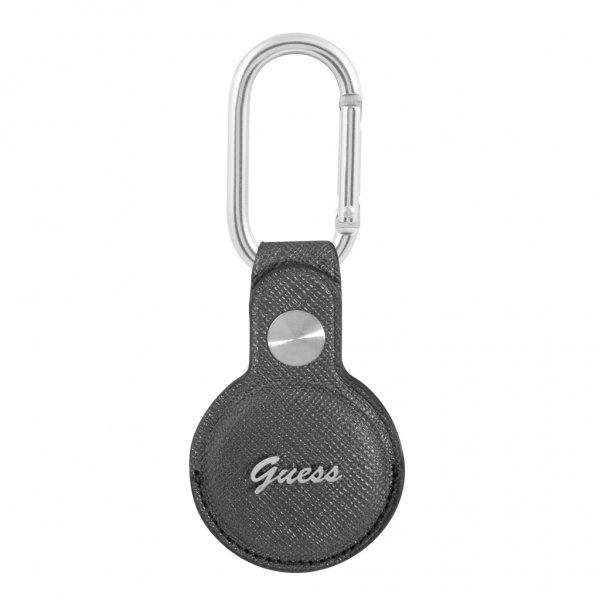 Guess AirTag Hållare Saffiano Grå