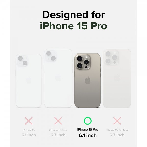 Ringke iPhone 15 Pro Skal Alles MagSafe Svart