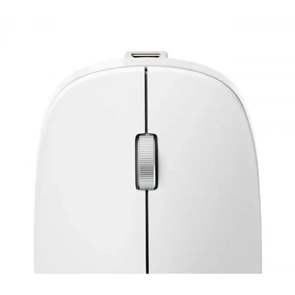 ALOGIC Trådlös Mus Echelon Bluetooth USB-C laddningsbar 4 knappar Vit