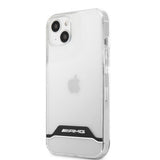 AMG iPhone 13 Skal Electroplated Horizontal Stripes Vit Transparent