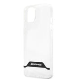 AMG iPhone 13 Skal Electroplated Horizontal Stripes Vit Transparent
