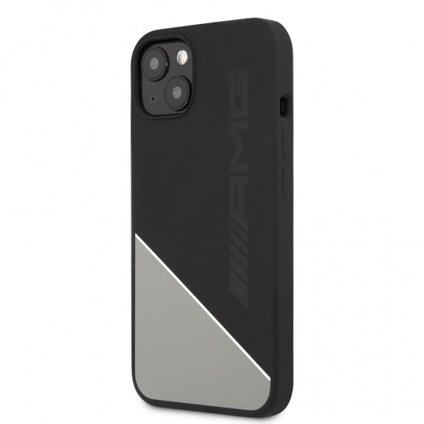 AMG iPhone 13 Skal Liquid Silicone Two Tone Grå