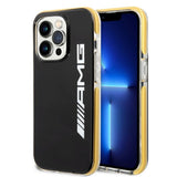 AMG iPhone 14 Pro Skal med Logo Svart Gul