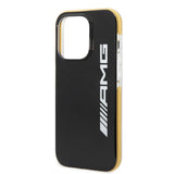 AMG iPhone 14 Pro Skal med Logo Svart Gul