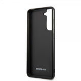 AMG Samsung Galaxy S21 FE Skal Leather Stripe Carbon Svart