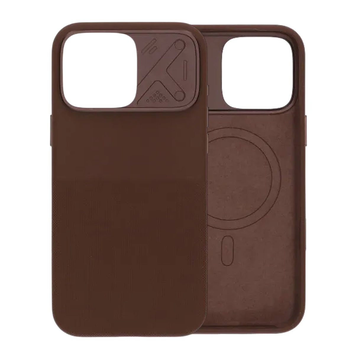 iPhone 16 Pro Max Skal Silikon Kamerasarg MagSafe Brun