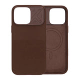 iPhone 16 Pro Max Skal Silikon Kamerasarg MagSafe Brun