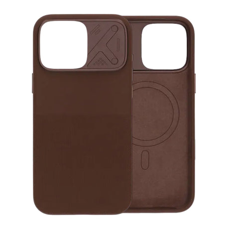 iPhone 16 Pro Max Skal Silikon Kamerasarg MagSafe Brun