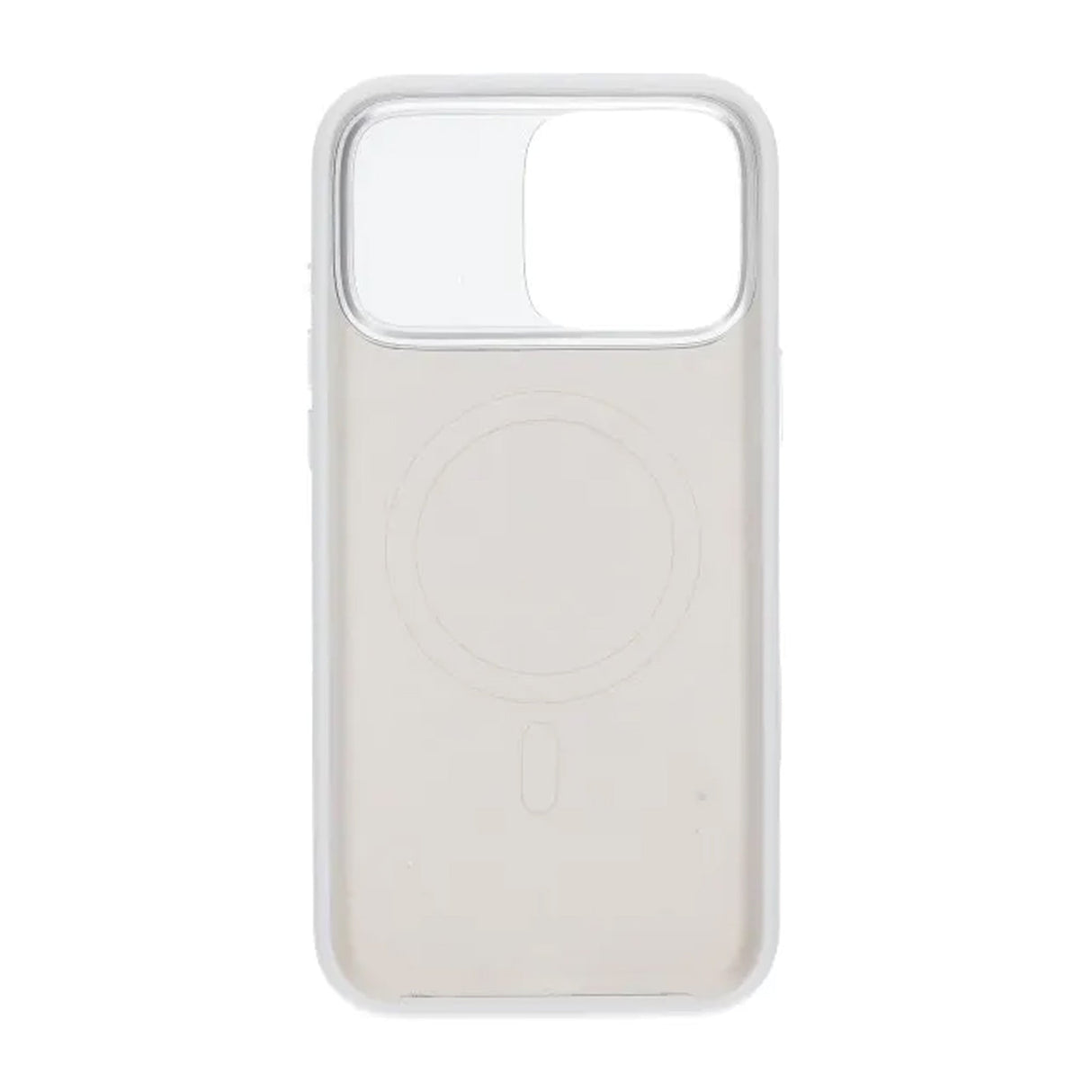 iPhone 16 Pro Max Skal Silikon Kamerasarg MagSafe Vit