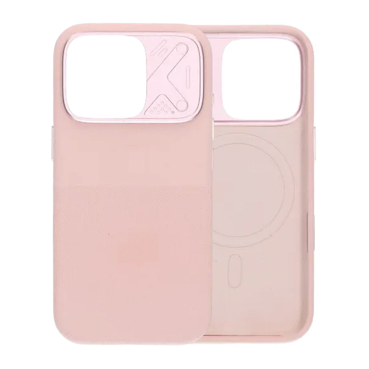 iPhone 16 Pro Skal Silikon Kamerasarg MagSafe Rosa