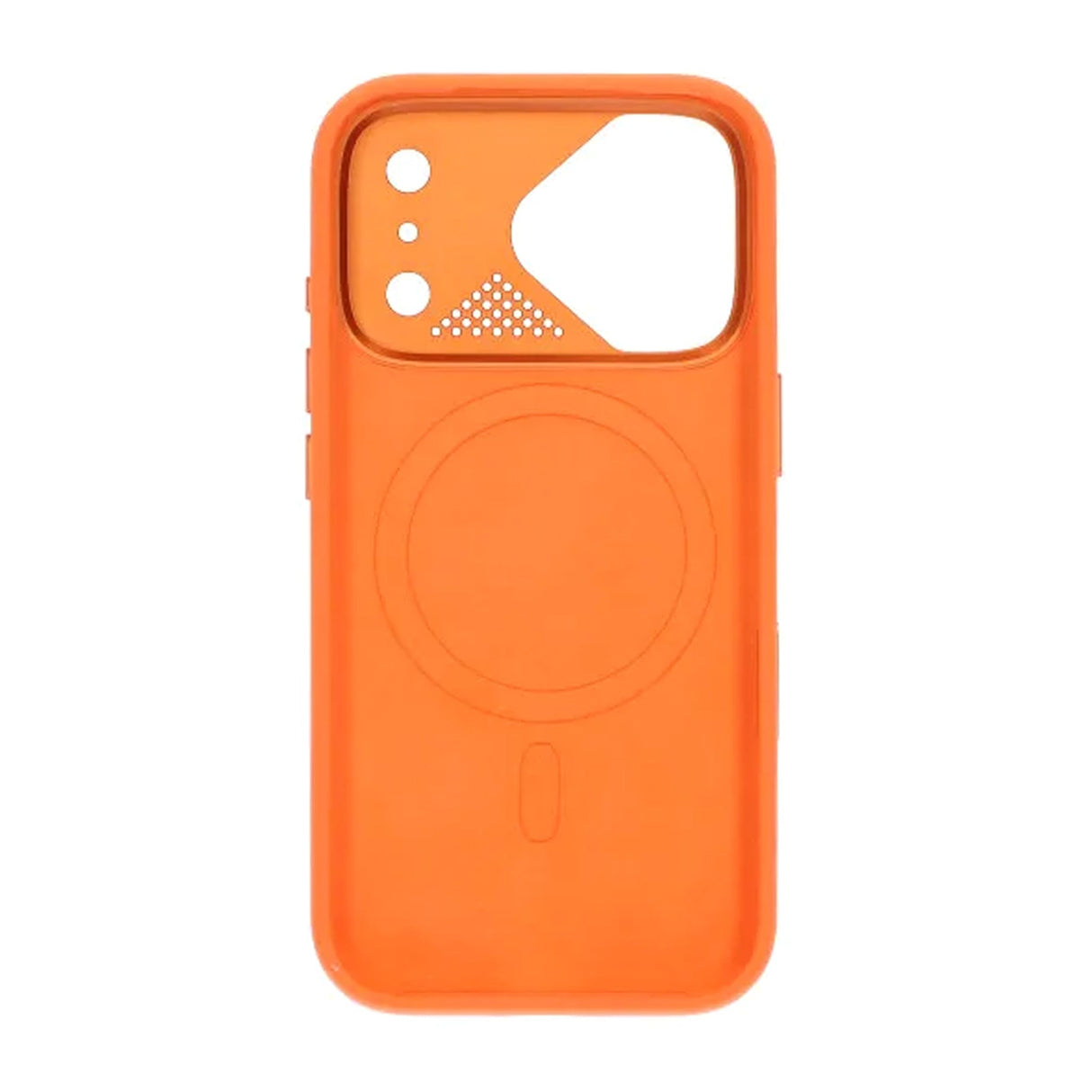 iPhone 17 Pro Max Skal Silikon Kamerasarg MagSafe Orange
