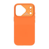 iPhone 17 Pro Max Skal Silikon Kamerasarg MagSafe Orange