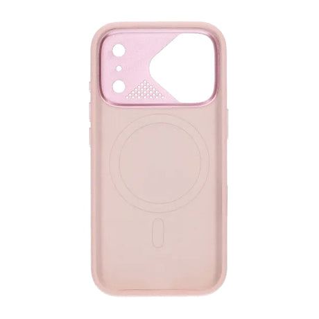 iPhone 17 Pro Max Skal Silikon Kamerasarg MagSafe Rosa