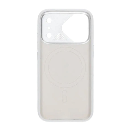 iPhone 17 Pro Max Skal Silikon Kamerasarg MagSafe Vit