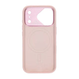 iPhone 17 Pro Skal Silikon Kamerasarg MagSafe Rosa