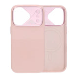 iPhone 17 Pro Skal Silikon Kamerasarg MagSafe Rosa
