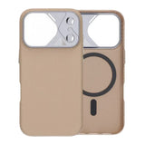 iPhone 17 Pro Max Skal Kolfibermönster MagSafe Beige