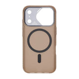 iPhone 17 Pro Max Skal Kolfibermönster MagSafe Beige