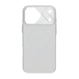 iPhone 17 Pro Max Skal Kolfibermönster MagSafe Silver