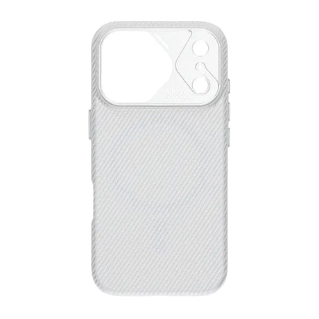 iPhone 17 Pro Skal Kolfibermönster MagSafe Silver