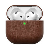 KeyBudz AirPods 4 Skal Artisan Series Natural Brown