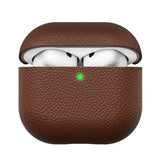 KeyBudz AirPods 4 Skal Artisan Series Natural Brown