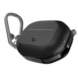 KeyBudz AirPods 4 Skal ElementProof Series Carbon Black