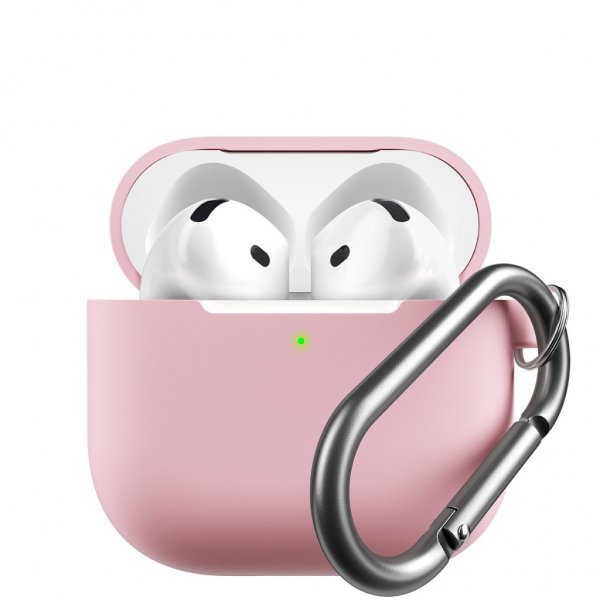 KeyBudz AirPods 4 Skal Elevate Series Blush Pink