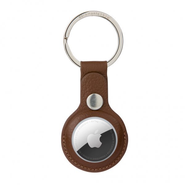 dbramante1928 Apple AirTag Hållare Copenhagen Dark Tan/Silver