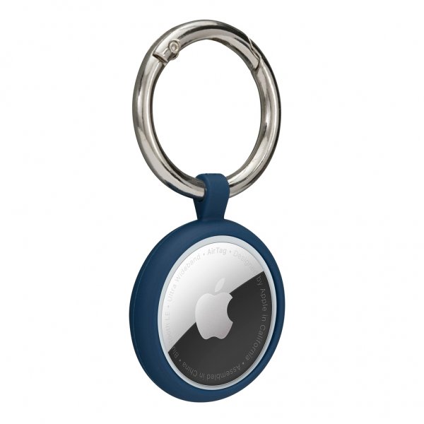 dbramante1928 Apple AirTag Hållare Greenland Key Ring Pacific Blue