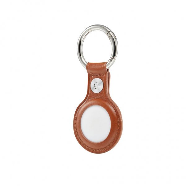 Krusell Apple AirTag Hållare Keyring Brun