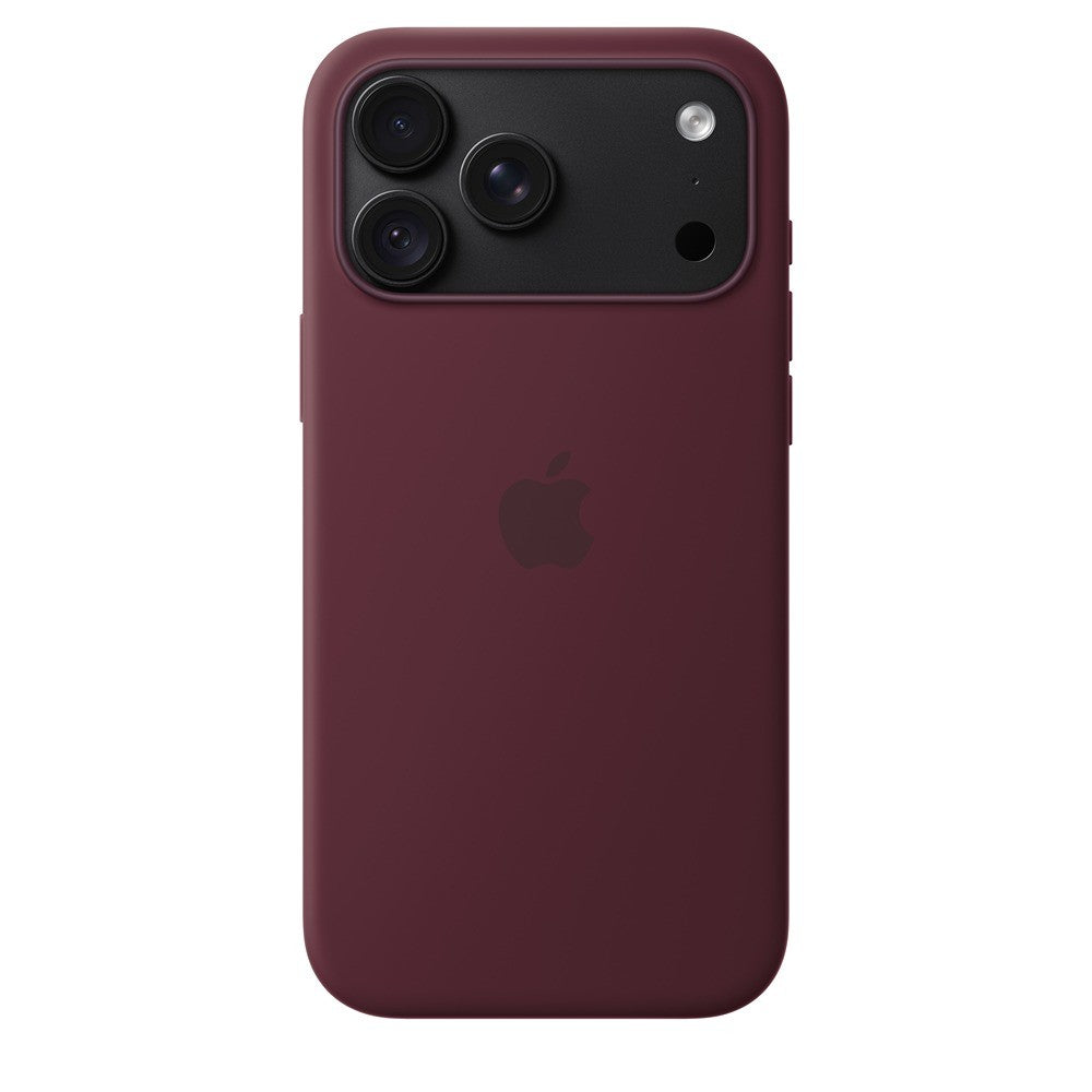 Apple Original iPhone 18 Pro Max Skal Silicone Case MagSafe Burgundy