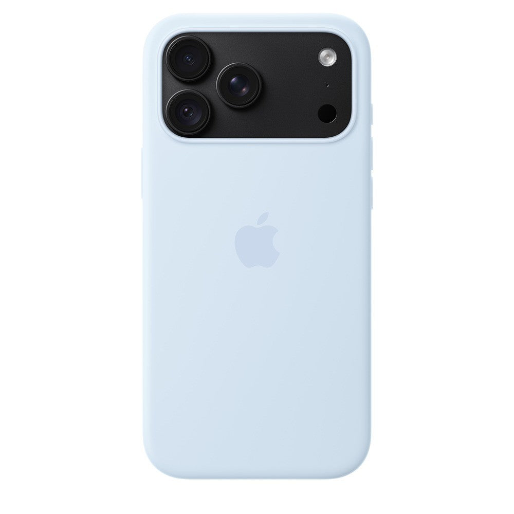 Apple Original iPhone 18 Pro Max Skal Silicone Case MagSafe Crisp Blue