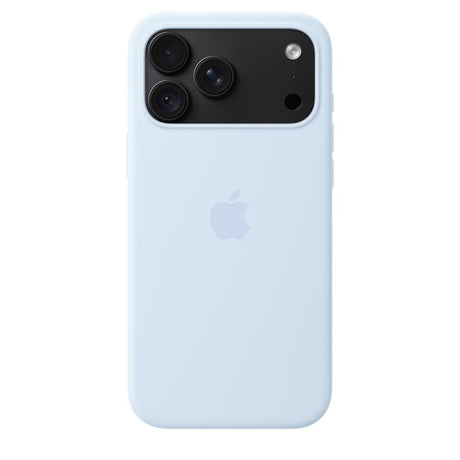 Apple Original iPhone 18 Pro Max Skal Silicone Case MagSafe Crisp Blue