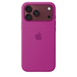 Apple Original iPhone 18 Pro Max Skal Silicone Case MagSafe Magenta