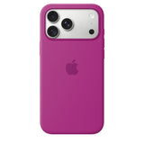 Apple Original iPhone 18 Pro Max Skal Silicone Case MagSafe Magenta