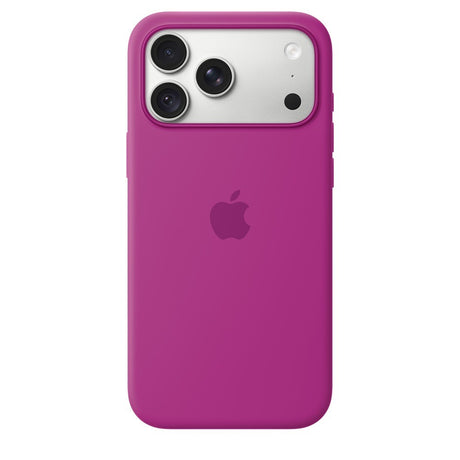 Apple Original iPhone 18 Pro Max Skal Silicone Case MagSafe Magenta