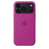 Apple Original iPhone 18 Pro Max Skal Silicone Case MagSafe Magenta