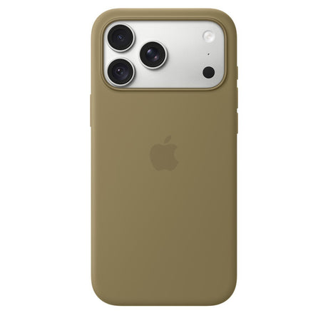 Apple Original iPhone 18 Pro Max Skal Silicone Case MagSafe Olive