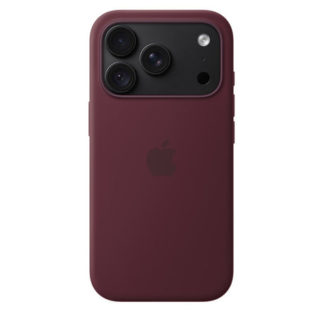 Apple Original iPhone 18 Pro Skal Silicone Case MagSafe Burgundy