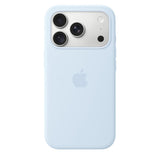 Apple Original iPhone 18 Pro Skal Silicone Case MagSafe Crisp Blue