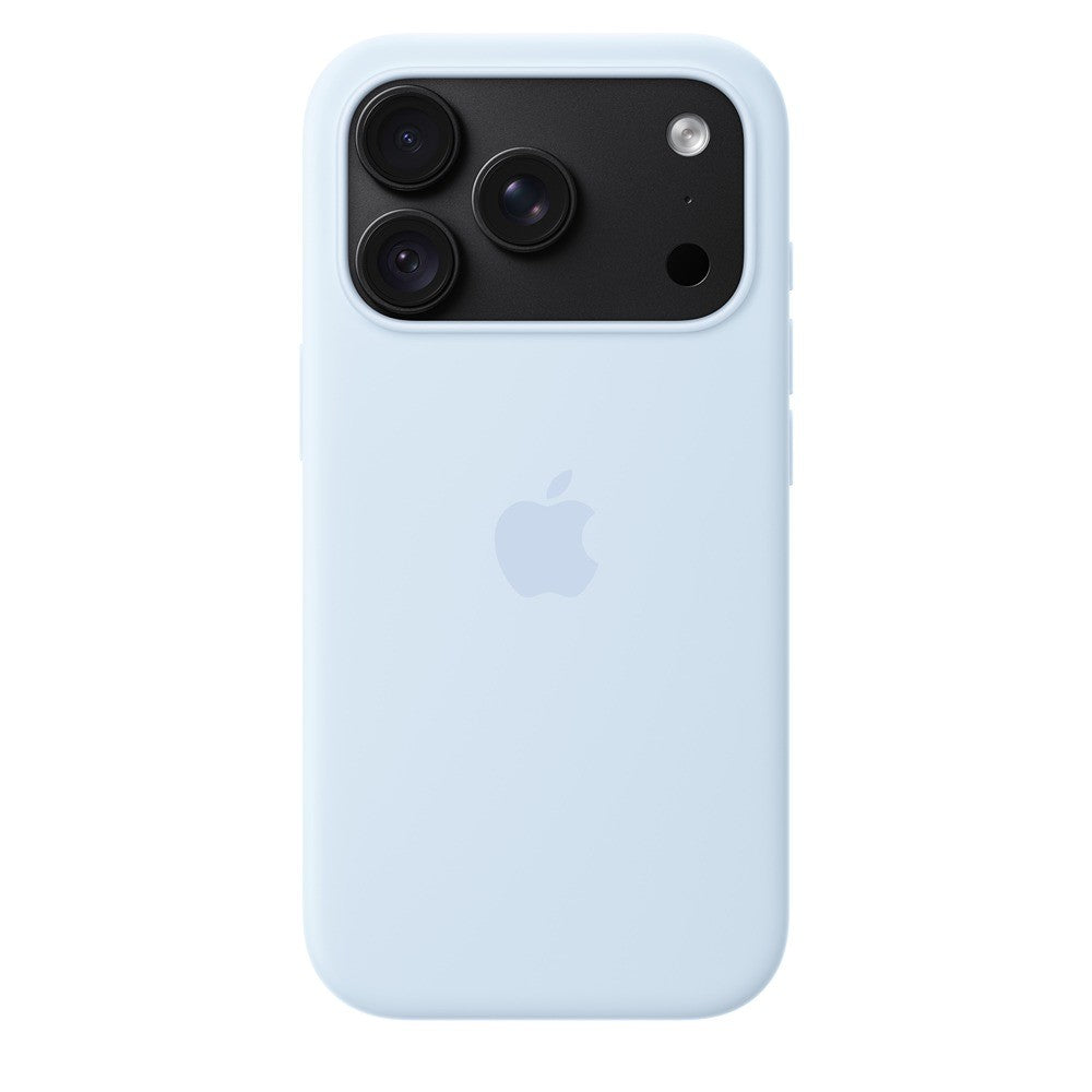 Apple Original iPhone 18 Pro Skal Silicone Case MagSafe Crisp Blue