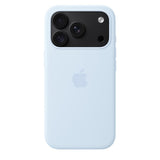 Apple Original iPhone 18 Pro Skal Silicone Case MagSafe Crisp Blue