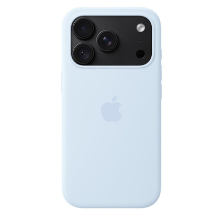 Apple Original iPhone 18 Pro Skal Silicone Case MagSafe Crisp Blue