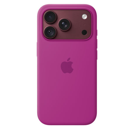 Apple Original iPhone 18 Pro Skal Silicone Case MagSafe Magenta